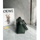 LOEWE Small Puzzle Bag In  Calfskin - Bottle Green