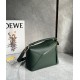 LOEWE Small Puzzle Bag In  Calfskin - Bottle Green