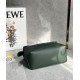 LOEWE Small Puzzle Bag In  Calfskin - Bottle Green