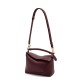 LOEWE Small Puzzle Bag In  Calfskin - Dark Burgundy