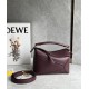 LOEWE Small Puzzle Bag In  Calfskin - Dark Burgundy