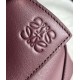 LOEWE Small Puzzle Bag In  Calfskin - Dark Burgundy