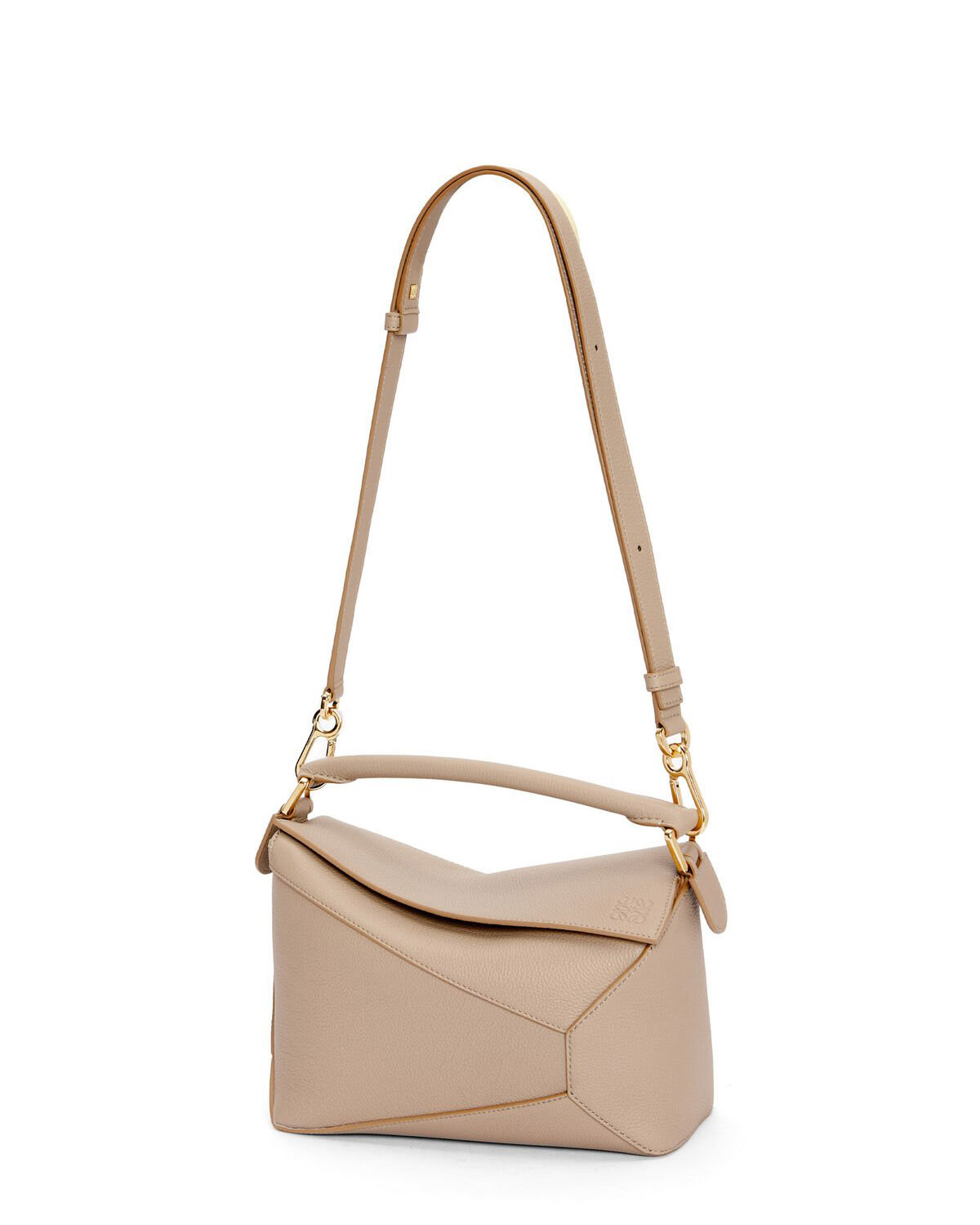 LOEWE Small Puzzle Bag In  Calfskin - Sand