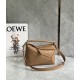 LOEWE Small Puzzle Bag In  Calfskin - Toffee