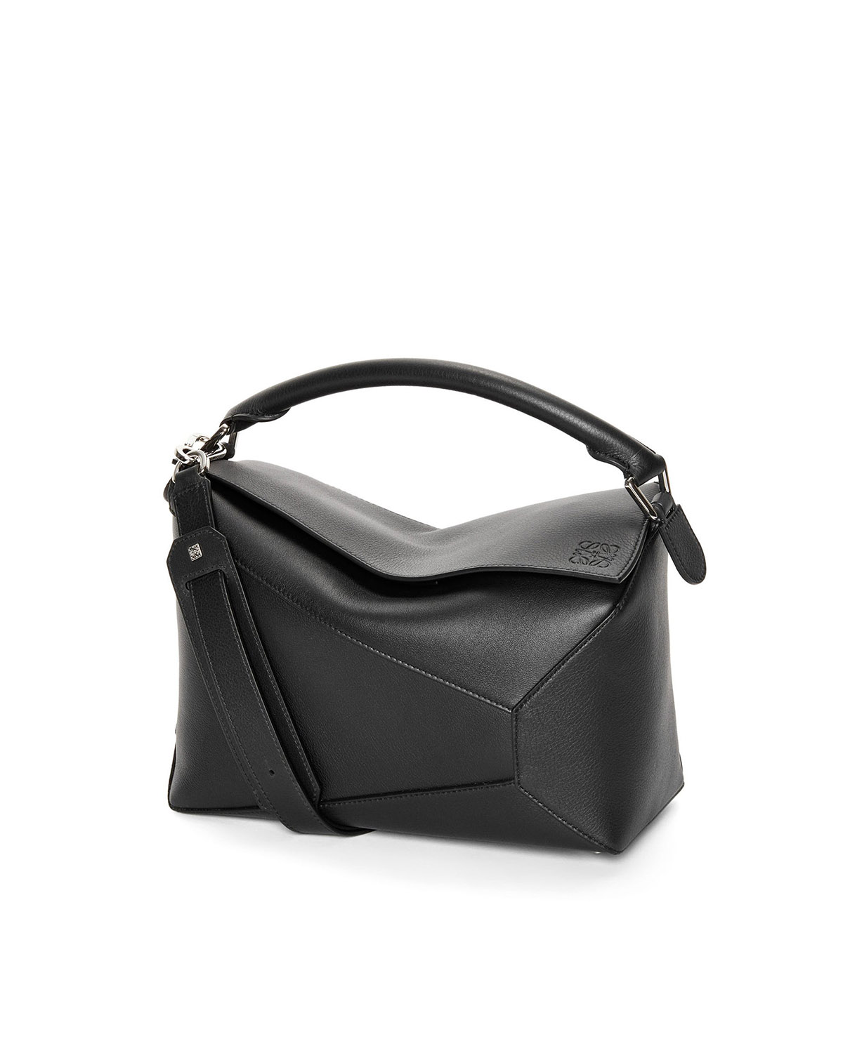 LOEWE Medium Puzzle Bag In  Calfskin - Black