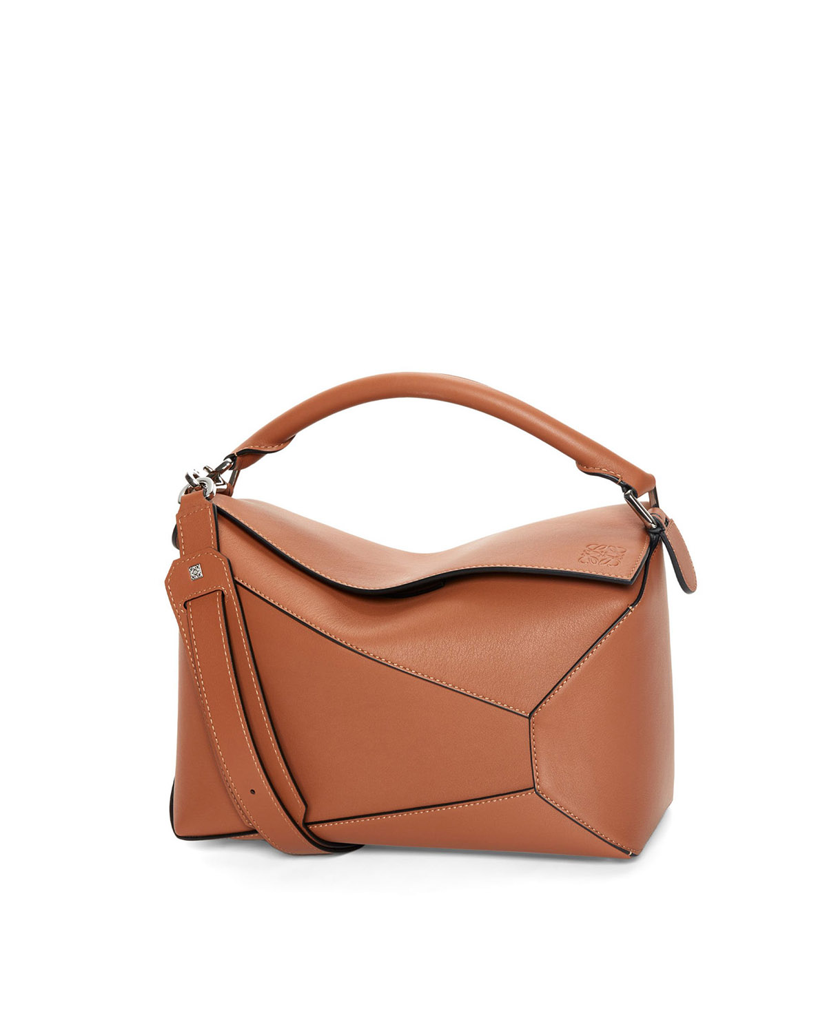 LOEWE Medium Puzzle Bag In  Calfskin - Tan