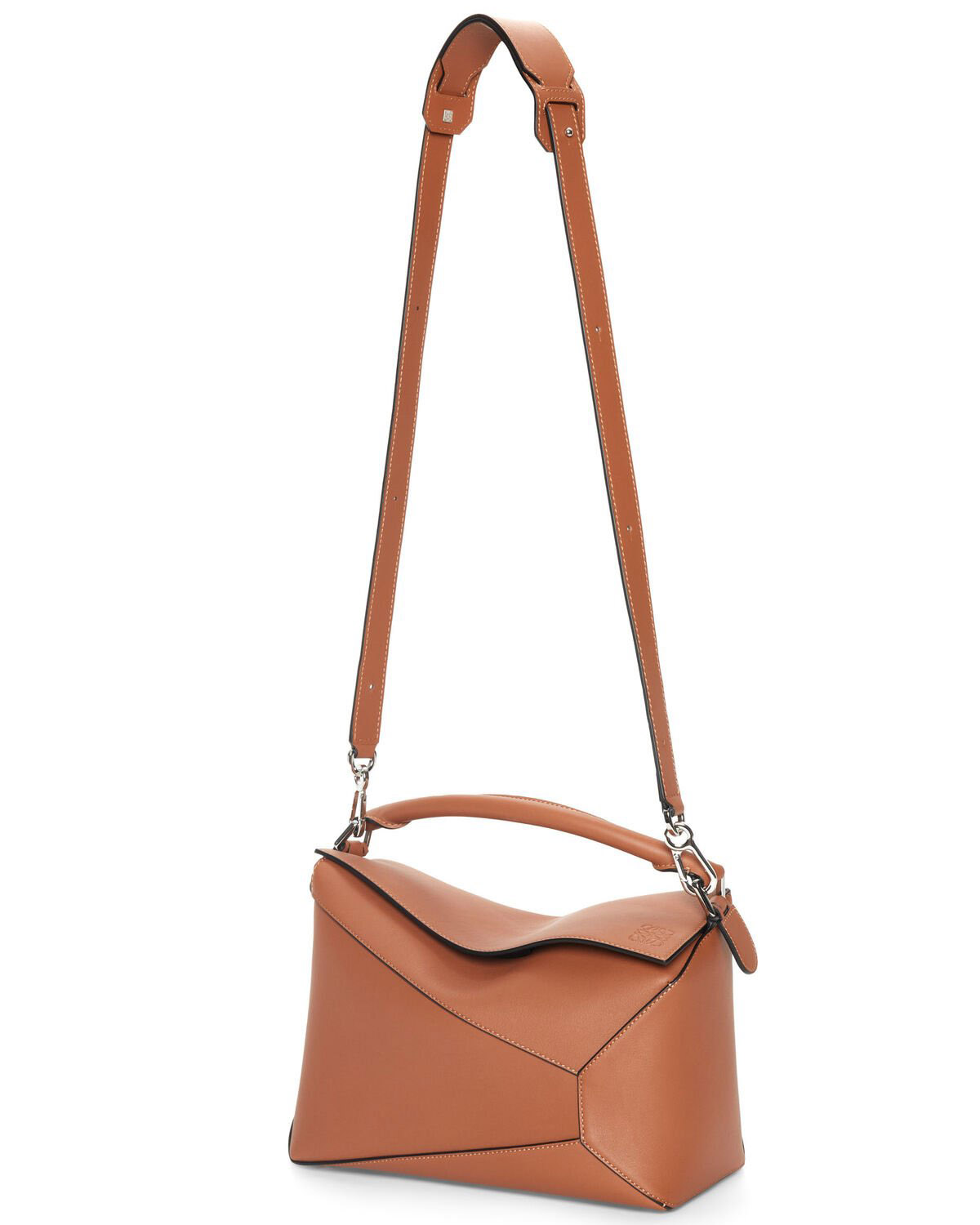 LOEWE Medium Puzzle Bag In  Calfskin - Tan