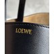 LOEWE Mini Puzzle Fold Tote Bag In Calfskin - Black