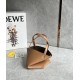 LOEWE Mini Puzzle Fold Tote Bag In Calfskin - Warm Desert