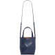 LOEWE Mini Puzzle Fold Tote Bag In Calfskin - Abyss Blue