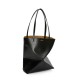 LOEWE Medium Puzzle Fold Tote Bag In Calfskin - Black