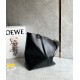 LOEWE Medium Puzzle Fold Tote Bag In Calfskin - Black