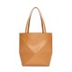 LOEWE Medium Puzzle Fold Tote Bag In Calfskin - Warm Desert