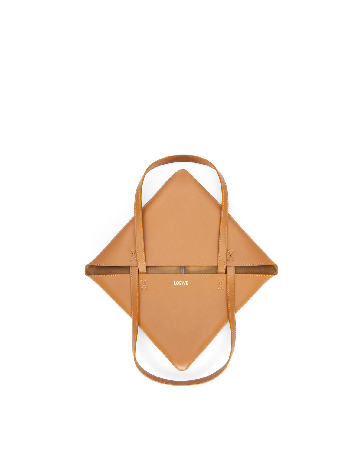 LOEWE Medium Puzzle Fold Tote Bag In Calfskin - Warm Desert