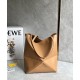 LOEWE Medium Puzzle Fold Tote Bag In Calfskin - Warm Desert