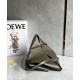 LOEWE Medium Puzzle Fold Tote Bag In Calfskin - Dark Khaki Green