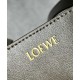 LOEWE Medium Puzzle Fold Tote Bag In Calfskin - Dark Khaki Green