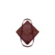 LOEWE Medium Puzzle Fold Tote Bag In Calfskin - Dark Burgundy