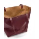 LOEWE Medium Puzzle Fold Tote Bag In Calfskin - Dark Burgundy