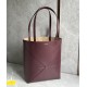 LOEWE Medium Puzzle Fold Tote Bag In Calfskin - Dark Burgundy