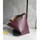 LOEWE Medium Puzzle Fold Tote Bag In Calfskin - Dark Burgundy