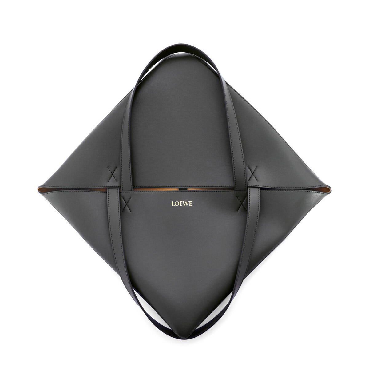 LOEWE XL Puzzle Fold Tote Bag In Calfskin - Black