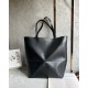 LOEWE XL Puzzle Fold Tote Bag In Calfskin - Black