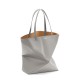 LOEWE XL Puzzle Fold Tote Bag In Calfskin - Pearl Grey