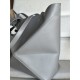 LOEWE XL Puzzle Fold Tote Bag In Calfskin - Pearl Grey