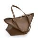 LOEWE XL Puzzle Fold Tote Bag In Calfskin - Umber