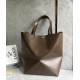 LOEWE XL Puzzle Fold Tote Bag In Calfskin - Umber