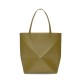 LOEWE XL Puzzle Fold Tote Bag In Calfskin - Olive