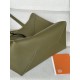 LOEWE XL Puzzle Fold Tote Bag In Calfskin - Olive