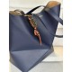 LOEWE XL Puzzle Fold Tote Bag In Calfskin - Abyss Blue