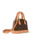 Louis Vuitton Nano Alma Handbag in Monogram Coated Canvas