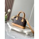 Louis Vuitton Nano Alma Handbag in Monogram Coated Canvas