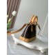 Louis Vuitton Nano Alma Handbag in Monogram Coated Canvas