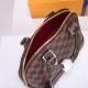 Louis Vuitton Alma BB Handbag in Damier Ebene Coated Canvas