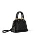 Louis Vuitton Alma BB Handbag in Smooth Calfskin - Black & Monogram