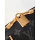 Louis Vuitton Alma BB Handbag in Smooth Calfskin - Black & Monogram