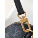 Louis Vuitton Alma BB Handbag in Smooth Calfskin - Black & Monogram