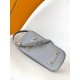 Louis Vuitton Alma BB Handbag in Smooth Calfskin - Grey & Monogram