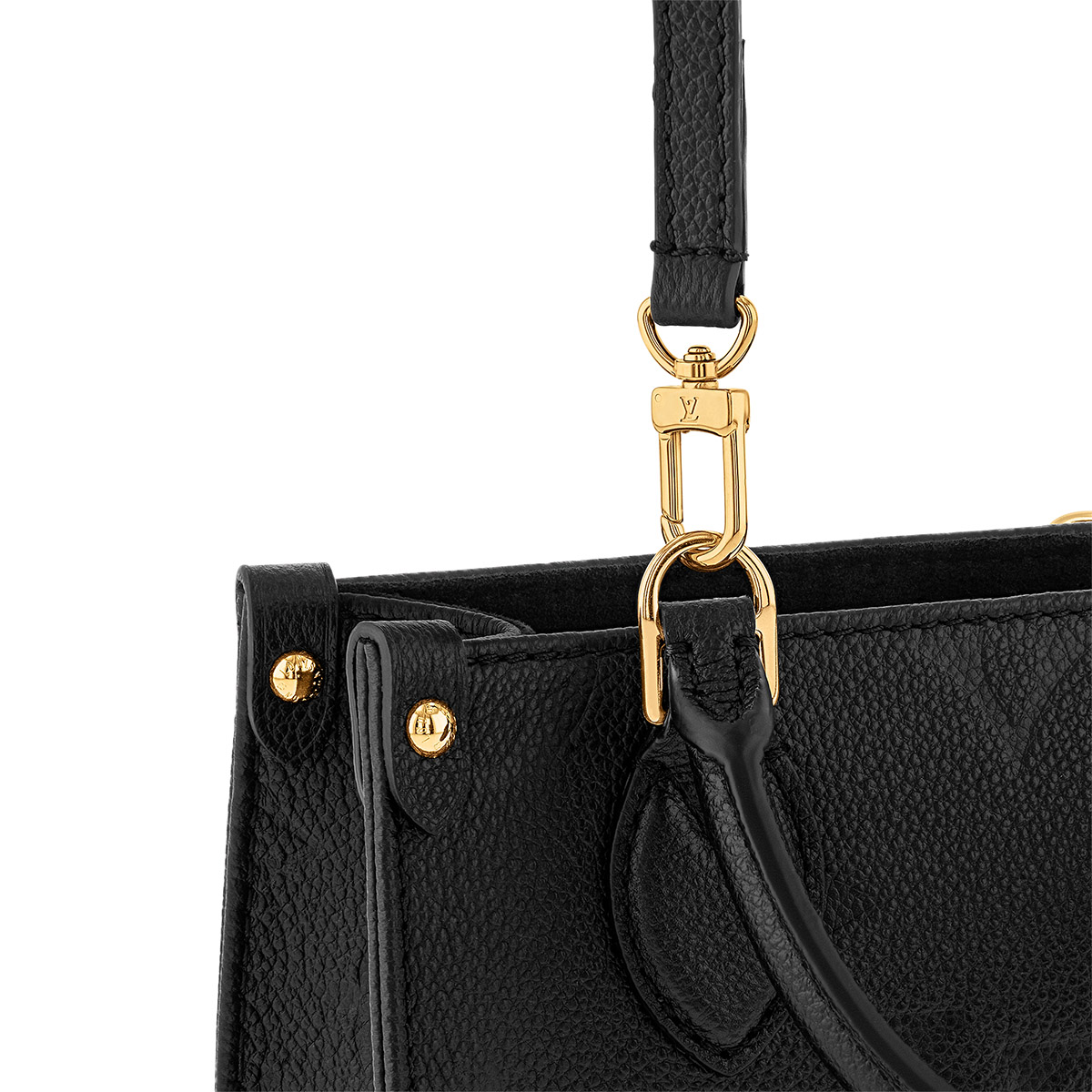 Louis Vuitton OnTheGo BB Toto Bag in Monogram Empreinte Leather - Black