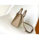 Louis Vuitton OnTheGo BB Toto Bag in Bicolor Monogram Empreinte Leather - Gray/Cream