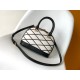 Louis Vuitton Alma BB Handbag in Malletage Leather - White