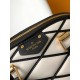 Louis Vuitton Alma BB Handbag in Malletage Leather - White