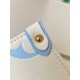 Louis Vuitton OnTheGo PM Toto Bag in Bicolor Monogram Empreinte Leather - Latte/Candy Blue