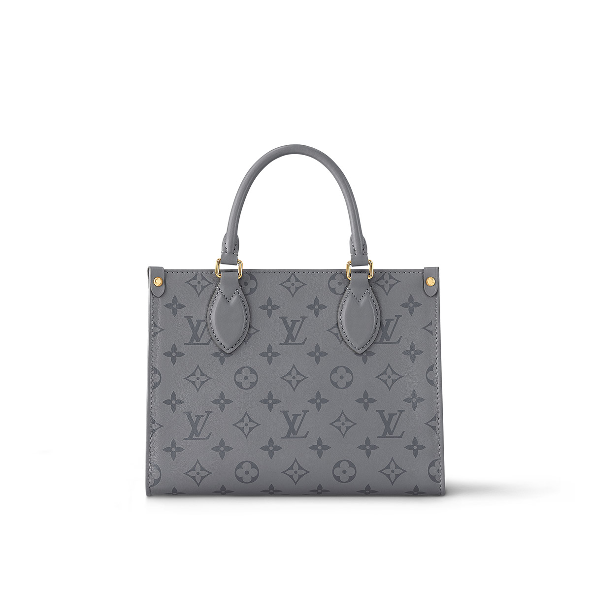 Louis Vuitton OnTheGo PM Toto Bag in Calfskin Leather - Gray