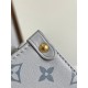 Louis Vuitton OnTheGo PM Toto Bag in Calfskin Leather - Gray