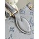 Louis Vuitton OnTheGo PM Toto Bag in Calfskin Leather - Gray